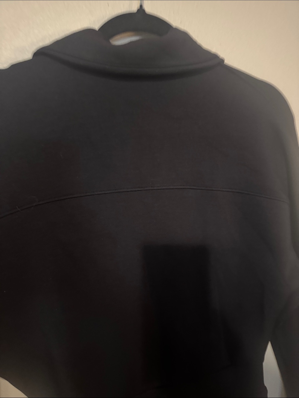 SPANX Black Long-Sleeve Zip-Front Sheath Jumpsuit - Picture 12 of 15